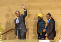 Ex-US Präsident Barack Obama winkt