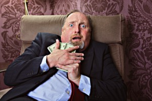 Chef hält an seinem Geld fest