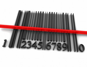 gescannter barcode