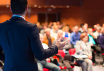 Redner auf Business Konferenz