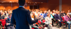 Redner auf Business Konferenz