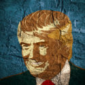 Donald Trump Wandmalerei