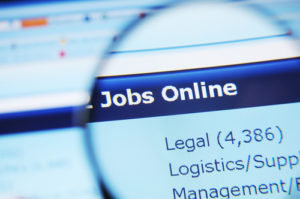 Online nach einem Job suchen