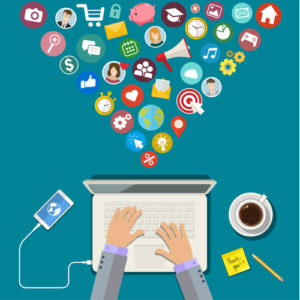 Digitales Marketing-Konzept.
