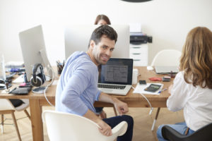 Teamarbeit im Büro