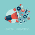 Digital-Marketing-Konzeptillustration