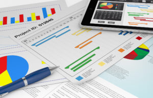 Projektmanagement mit Dokumenten und Charts