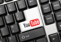 Computertastatur mit Youtube-Taste