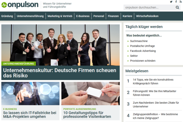 Relaunch bei Onpulson.de