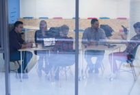 Start-Business-Team treffen im modernen Büro