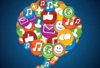 Social Media Icons - Kommunikation