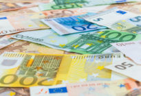 Verschiedene Eurogeldscheine