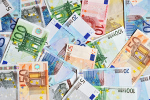 Unterschiedliche Eurogeldscheine