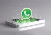 Whatsapp-Zeichen auf Smartphone
