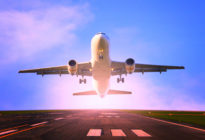 Flugzeug beim Start