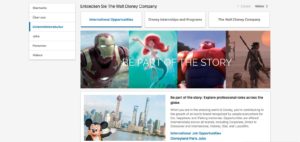 Die LinkedIn Unternehmensseite von Walt Disney