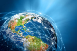 Globus als Symbol für Weltmarktfüher