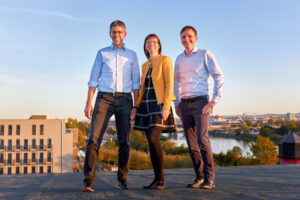 Das Team von Vertragswerk: André Engelhorn, Kati Pretsch und Daniel Maaß.