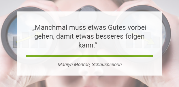 Motivationsspruch von Marilyn Monroe 