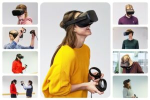 Junge Leute mit VR-Brille