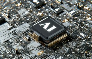 AI-Chip auf Hardwaresystem
